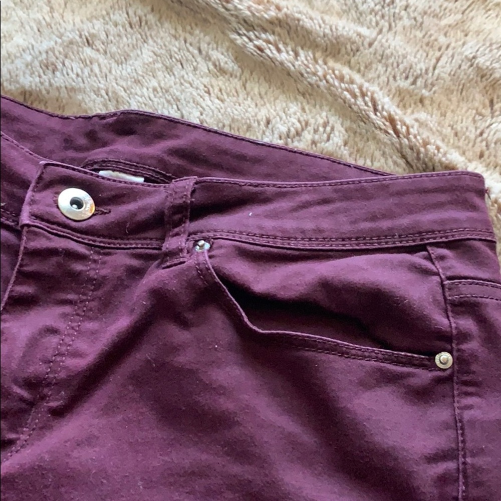 Dark Purple Skinny Jeans